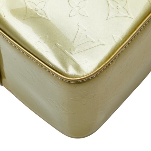 LOUIS VUITTON Green Monogram Leather Tote Bag - Picture 6 of 12